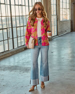 Karesti Oversized Houndstooth Sweater