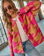 Karesti Oversized Houndstooth Sweater