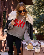 Ski Time Graphic Knit Sweater