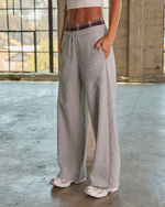 Casual Agenda Fleece Dual Waist Drawstring Pants