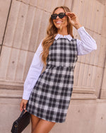 Fall Fever Plaid Mini Dress