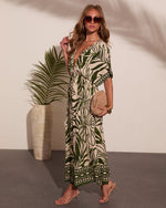 Palma Posh Tropical Midi Dress