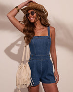Ranch Darling Denim Romper