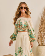 Sun Club Novelty Off The Shoulder Top