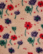 Pauleen Sherpa Floral Quarter Zip Sweatshirt