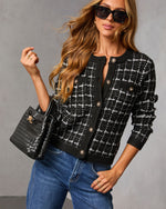 Ashwood Knit Tweed Cardigan