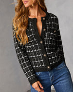 Ashwood Knit Tweed Cardigan