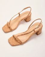 Beachside Affair Cork Slingback Heels