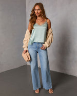 Out After Eight Lace Trim Camisole