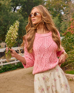 Prairie Dawn Cable Knit Sweater