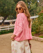 Prairie Dawn Cable Knit Sweater