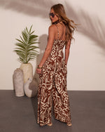 Passport Glow Tropical Print Jumpsuit