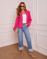 Sweet Talks Tweed Contrast Trim Jacket