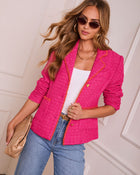 Sweet Talks Tweed Contrast Trim Jacket
