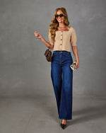 Fiorella Ribbed Knit Cardigan