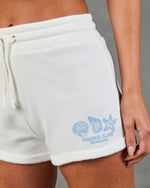 Paradise Island Fleece Drawstring Shorts