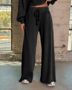 Off Hours Fleece Wide Leg Sweatpants