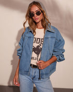 Everyday Story Hooded Denim Jacket
