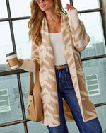 Caelis Knit Houndstooth Cardigan