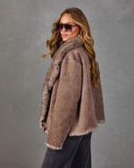 Downtown Dream Faux Fur Suede Reversible Jacket