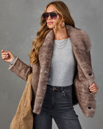 Downtown Dream Faux Fur Suede Reversible Jacket