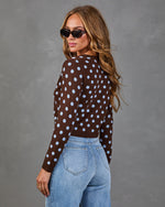 Rosie May Knit Polka Dot Cardigan