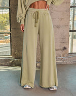 Off Hours Fleece Wide Leg Sweatpants