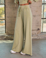 Off Hours Fleece Wide Leg Sweatpants