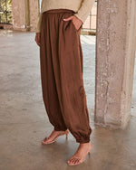 Linden Satin Balloon Pants