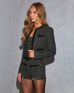 Frosted Gather Tweed Jacket