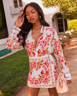 Sunflora Floral Mini Skort