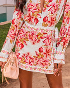 Sunflora Floral Mini Skort