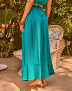 Summer Darling Front Tie Maxi Skirt