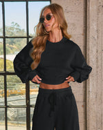Off Hours Fleece Baggy Sweatshirt