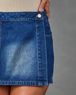 Autumn Capsule Denim Mini Skort