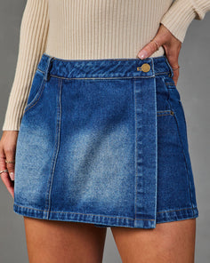 Autumn Capsule Denim Mini Skort