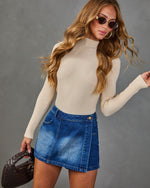 Autumn Capsule Denim Mini Skort