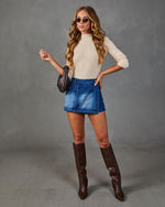 Autumn Capsule Denim Mini Skort