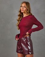 Special Place Glitter Knit Top