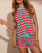 Happy Hues Knit Chevron Tank Top