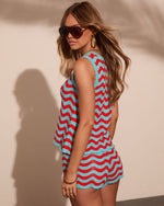Happy Hues Knit Chevron Tank Top