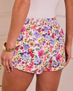 Bloom Spell Twill Floral Shorts