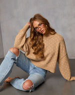 Feel The Love Mini Heart Knit Sweater