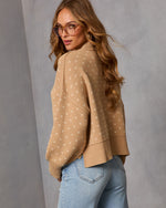 Feel The Love Mini Heart Knit Sweater