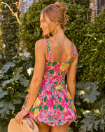 Aperol Dreams Bubble Hem Romper