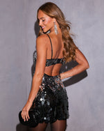 Glimmer Hour Sequin Mini Dress