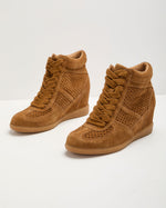 Kelis Faux Suede Wedge Sneakers