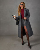 Ferney Double Breasted Wool Coat
