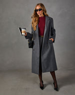 Ferney Double Breasted Wool Coat