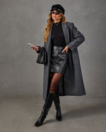 Ferney Double Breasted Wool Coat